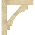 thumbnail image 3 of Ekena Millwork 6"W x 38"D x 42"H Merced Block Rough Sawn Bracket, Douglas Fir, 3 of 4