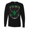 thumbnail image 2 of Wild Bobby Taurus the Bull, Earth Sign April 19 May 20, Constellations Horoscope Zodiac Birthday Birth Month Stone Gift for Men Women Long Sleeve Shirt, 2 of 6
