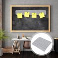 thumbnail image 2 of Miangastore Felt Pin Board Notice Board Grey Rectangular Strip 8Pcs 13x2In, 2 of 8