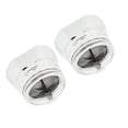 thumbnail image 4 of JUSPOCKET 1 par de cubierta de faro Angel Eye de 2,5 pulgadas, luz blanca, alto brillo, cubierta de anillo embellecedor para faros delanteros de automóvil, 12 V, 4 of 20
