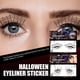 thumbnail image 3 of Seitruly 1 par de pegatinas para ojos de Halloween para hombres y mujeres, fotografía de cumpleaños para banquetes, calcomanías autoadhesivas para Difuminador de ojos Tipo 1 Seitruly CE013960-01B, 3 of 6