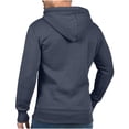 thumbnail image 6 of Handshe Men's Stylish Hooded Button - Up Pullover Sports Casual Jacket, 6 of 6