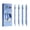 Blue, variant on Pens 4 Pack Erasable Gel Pens, 0.5mm Retractable Pens with Eraser, Smooth Writing Pens for Note Taking, Black Ink Friction Erasable Pens, Push Button Click Pens