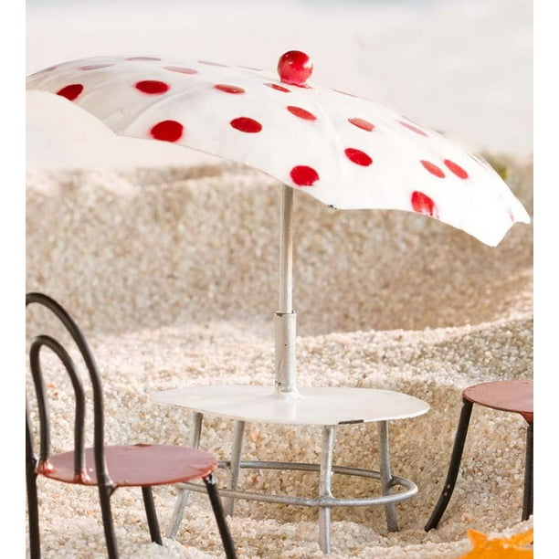 Problem Solvers Wind Weather Miniature Fairy Garden Metal Patio Table W Umbrella Com - Miniature Patio Table Problem Solvers Wind Weather Miniature Fairy Garden Metal Patio Table W Umbrella Com - Miniature Patio Table
