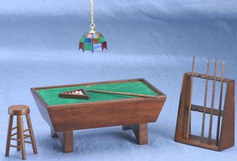 dollhouse pool table