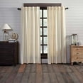 thumbnail image 6 of VHC Brands Farmhouse Window Regina White Curtain Panel Pair, 96" x 55", Creme, 6 of 10