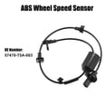 thumbnail image 3 of Sensor de velocidad de rueda ABS trasera derecha Yashi Para City Fit 1.5L 15-19 Negro, 3 of 5