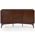 thumbnail image 1 of Crosley Landon 3 Drawer Sideboard in Mahogany, 1 of 10