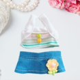 thumbnail image 1 of Ropa para muñecas de peluche de 15cm, accesorios para muñecas, ropa de disfraz elegante, falda y Top, traje de muñeca para cumpleaños, suministros de Azul, 1 of 8