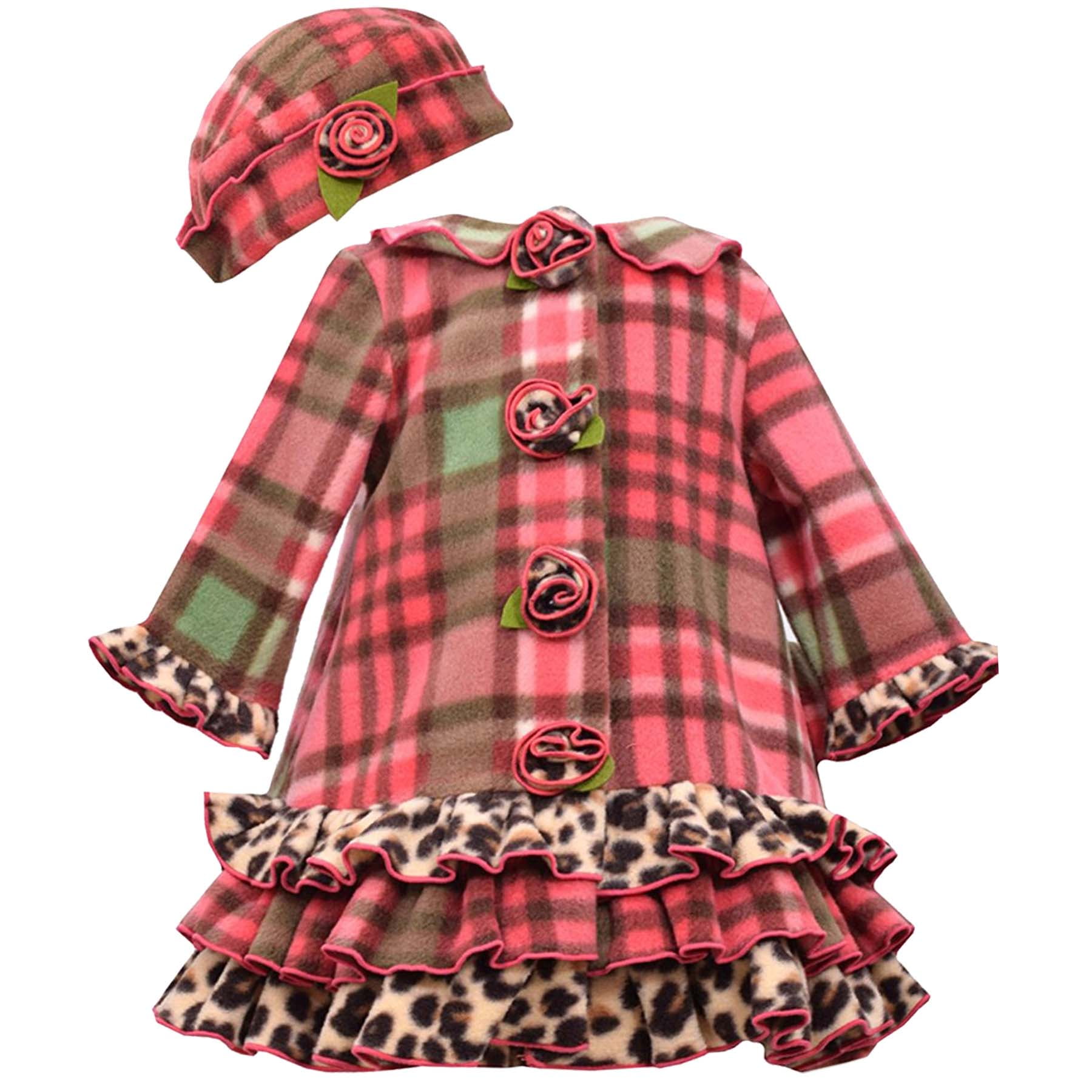 baby girl dress coat and hat