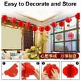 thumbnail image 6 of DUNCHATY 16 Pcs Red Chinese Hanging Lanterns for Wedding Decor, Lunar New Year 2026 & Spring Festival Party Indoor Outdoor Decorations, 6 of 8