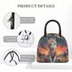 thumbnail image 4 of Fotbe Starry Sky Cute Horse Bolsa de Almuerzo con Estampado, Lonchera Aislada, Contenedor de Comida Reutilizable Tipo Cooler a Prueba de Fugas, 4 of 6