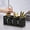 Black, variant on Wooden Cutlery Silverware Holder Flatware Utensil Caddy Utensil Holder for Kitchen Counter Wood Silverware Caddy Organizer for Table Countertop Spoon Knife and Fork Holder for Parties