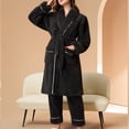 thumbnail image 2 of LYXSSBYX 2 Piece Outfit for Women Winter Women's Fashion, Leisure, Comfortable Winter Nightgown, Large Home Furnishing Set, 2 of 8