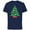 Navy, variant on Marvel Spider-Man Christmas Tree Holiday - Short Sleeve Cotton T-Shirt for Adults - Customized-Black