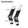 thumbnail image 2 of Balery Double Exposure Cat Forest Calcetines novedosos Calcetines deportivos Calcetines hasta la rodilla Calcetines de algodón Calcetines originales y geniales, 2 of 6