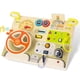 thumbnail image 1 of Juguete sensorial Montessori Busy Board de madera con música y luces, 1 of 6