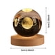 thumbnail image 4 of Starry Sky Crystal Night Light con Base de Madera Brillante Esfera de Cristal Decorativa 3D Tallado Interior para Decoración de Dormitorio Sala de Estar, 4 of 8