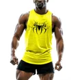 thumbnail image 3 of Camiseta sin mangas para hombre, transpirable, para entrenamiento, deportes al aire libre, transpirable, sencilla, ligera, con estampado de flores, de secado rápido, 3 of 5