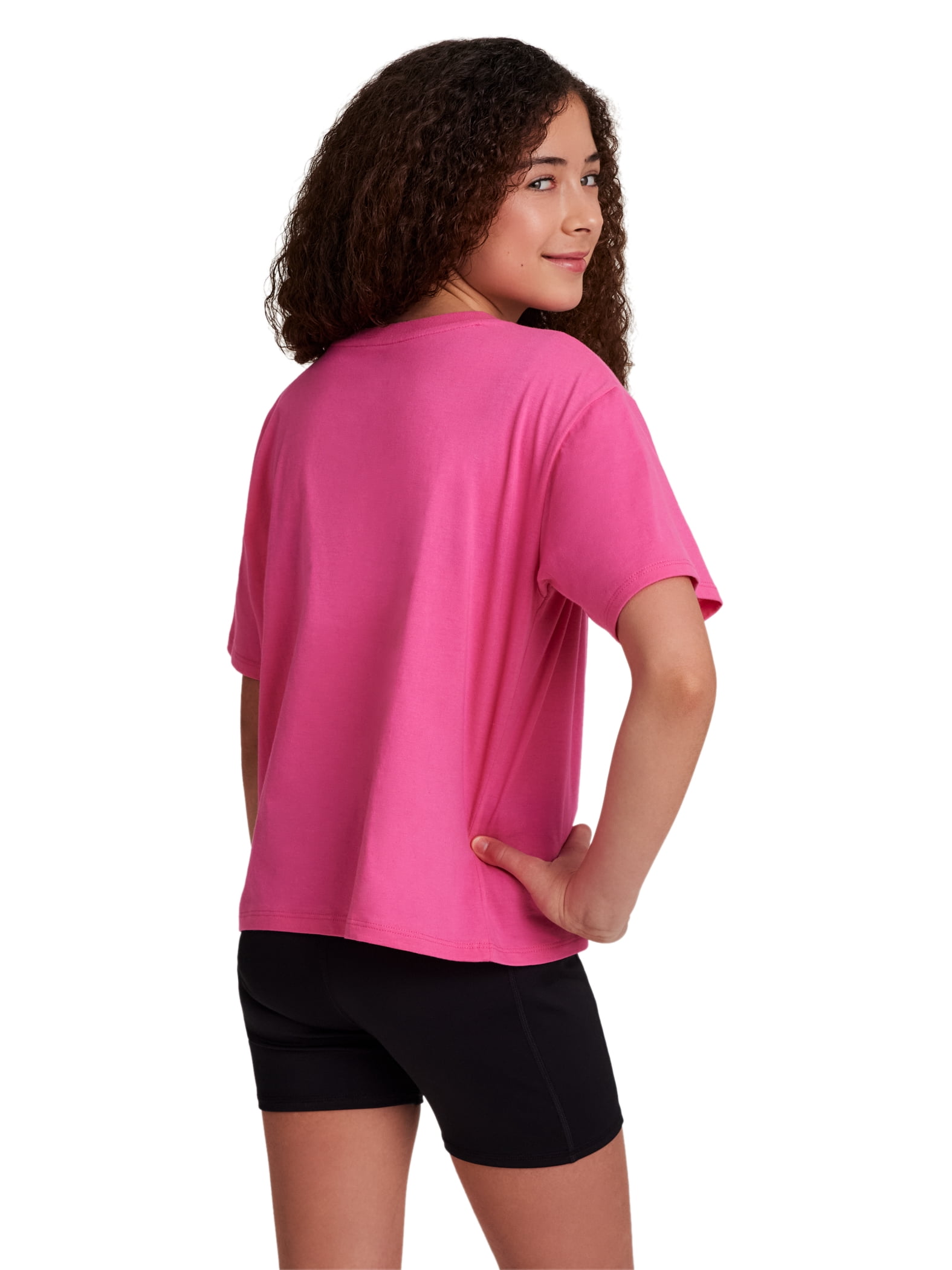 Reebok Girl’s Supergirl Short Sleeve Graphic T-Shirt, Sizes 4-18