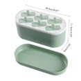 thumbnail image 2 of Oubit Ice Cream Mold Box,6 Cell Popsicle Mold Dessert Mould Cell Popsicle Mold Enhanced Features, 2 of 9