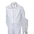 thumbnail image 3 of Baby Toddler Boy Christening Baptism Formal Tail White Tuxedo Suit Stole Sm-20, 3 of 6