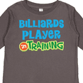 thumbnail image 4 of Inktastic Billiards player in training Boys or Girls Long Sleeve Toddler T-Shirt, 4 of 5