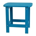 thumbnail image 2 of Merrick Lane Poly Resin Indoor/Outdoor All-Weather Adirondack Side Table in Blue, 2 of 12