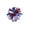 B, variant on Red White Blue Star Stripes Pom Pom Design Independence Day Hair Clips Sparkling Patriotic Alligator Clips Hair Bows for Bun Hairstyle National Day Hair Accessories for Women