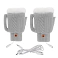 thumbnail image 1 of TIELUTT Winter Heating Warm Gloves Usb Gloves Mobile Power Computer Heating Gloves Mug Steppers for Exercise Slam Cycle Mini Exercise Bike Pedal Easy Storage Elliptical Pedal Bike, 1 of 6