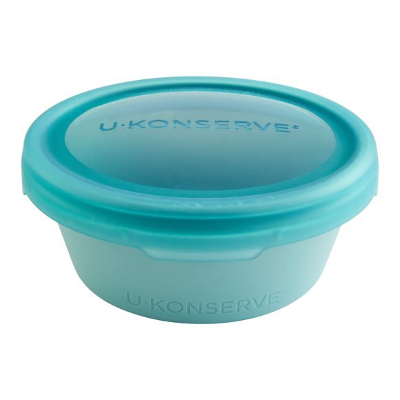 Recipiente de almacenamiento de alimentos U Konserve BounceBox 600 ml Seafoam