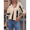 thumbnail image 2 of European and American Abstract Art Printed Shirt Women'S Long Sleeved Shirt Women'S Clothing  S, 2 of 6