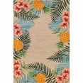 thumbnail image 1 of Trans-Ocean Imports RVL71228012 7 ft. 6 in. x 9 ft. 6 in. Liora Manne Ravella Tropical Indoor & Outdoor Hand Tufted Rectangle Rug - Neutral, 1 of 1