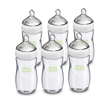 NUK® Simply Natural™ Bottle Set, 9 oz, 6-Pack