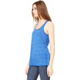 thumbnail image 4 of Bella Ladies Flowy Racerback Tank, XL, True Royal Marble, 4 of 5