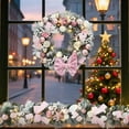 thumbnail image 6 of Guvpev 6FT Christmas Garland with Lights Holiday Accent Door Garland with Pink Bows Colorful Balls for Indoor Outdoor Gatherings Parties, 6 of 6