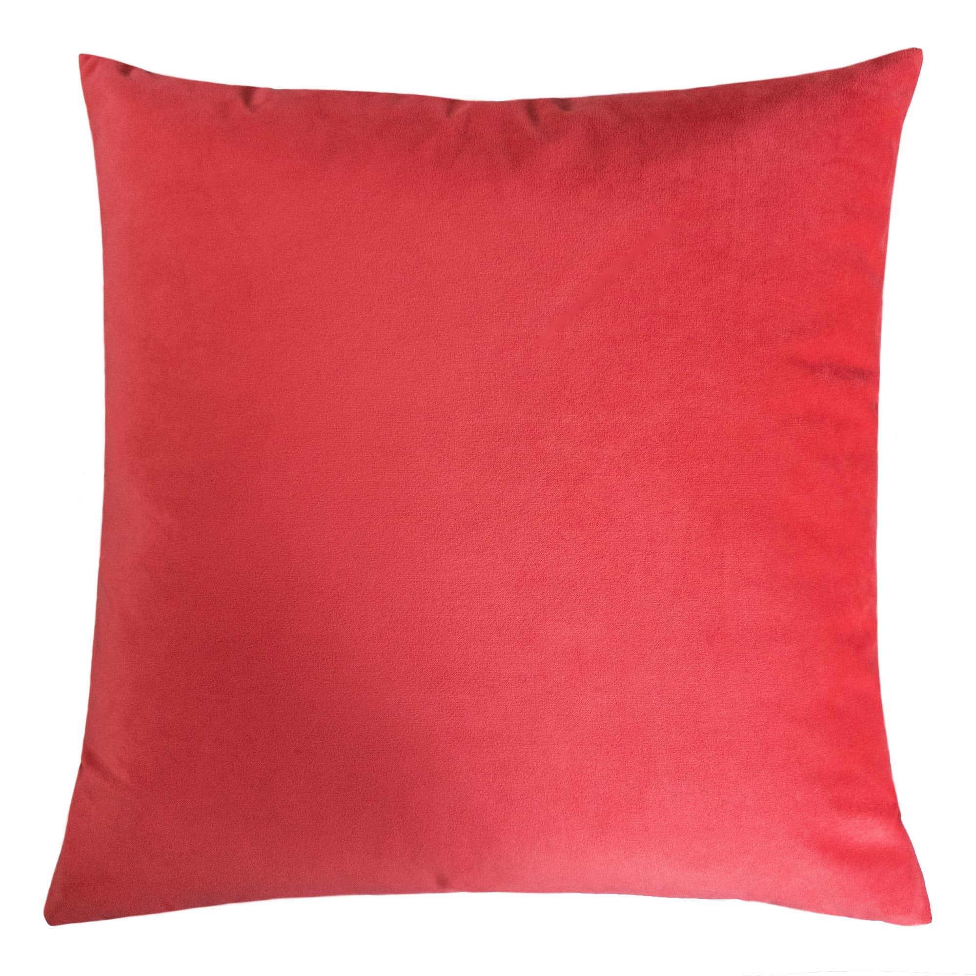 Nandini Coral Abstract Polyester 20 in. x 20 in. Throw Pillow