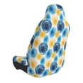 thumbnail image 3 of Picia Circular Print Waterproof Sweating Car Seat Cover for Post Gym Workout, Running, Beach and Hiking, Universal Fit Anti-Slip Bucket Seat Protector, 3 of 5