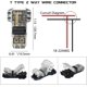 thumbnail image 2 of Conectores de cable JM Paquete de 15 en T compactos universales bajo Voltaje 2 pines 2 vías no requiere pelado para cable 18/22 AWG tipo T, 2 of 5