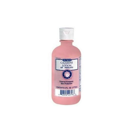 3 Pack - Humco Calamine Lotion Phenolated 6oz Each