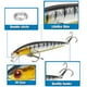 thumbnail image 3 of Kit de señuelos de pesca, cebo duro de agua dulce y salada, Crankbait poco profundo, 3 of 8