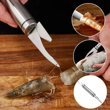 

WMYBD Kitchen Utensils & Gadgets 5 In 1 Multi-functional Shrimp Line Fish Maw Knife Kitchen Shrimp Back Cut Fish Maw Remover Gfits