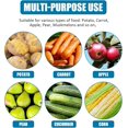 thumbnail image 4 of Juego de estropajo para patatas, cepillo limpiador de frutas y verduras con diseño antideslizante para una aplicación segura en la cocina, cerdas suaves y densas, cepillos para verduras con forma de, 4 of 7