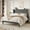 Light Grey, variant on Einfach Queen Size Luxury Velvet Upholstered Platform Bed Frame with Wingback Headboard, Light Grey