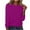 Purple-02, variant on STETMN Women's Fall Tops Lightweight Round Neck Shirt Loose Fit Long Sleeve Layer T-Shirt