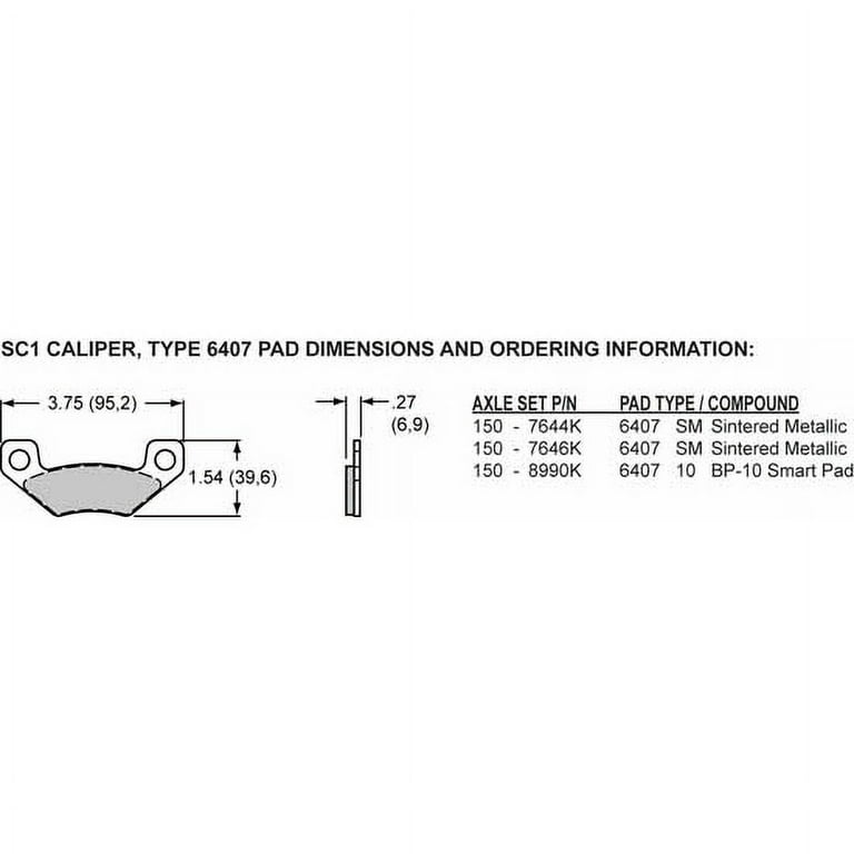 Wilwood Caliper MC4 R/H Black .810 Rotor Wilwood Caliper MC4 R/H Black .810 Rotor