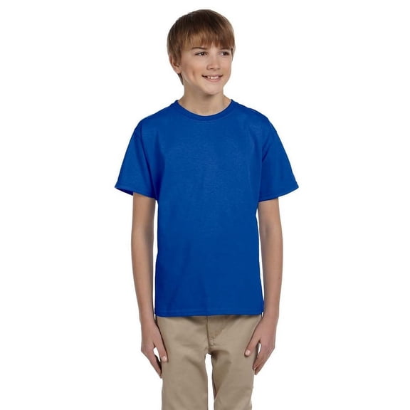 Gildan Boys Ultra Cotton Seamless Collar T-shirt G200B