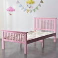 thumbnail image 4 of Pemberly Row Lit Plateforme Simple Moderne en Pin Massif Rose, 4 of 10