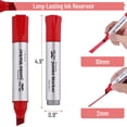 thumbnail image 4 of wqlpp-- Jumbo Permanent Markers, 4 Pack, Red, Chisel Tip, Large Permanent Markers, Color Permanent Markers Set, Jumbo Markers, Permanent Markers, Huge Poster Markers Jumbo, Thick Markers, 4 of 4