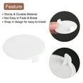 thumbnail image 4 of Uxcell 10Pack 40mm(1-9/16") Dia Plastic Concealed Hinge Hole Cover Hole Plugs, White, 4 of 6